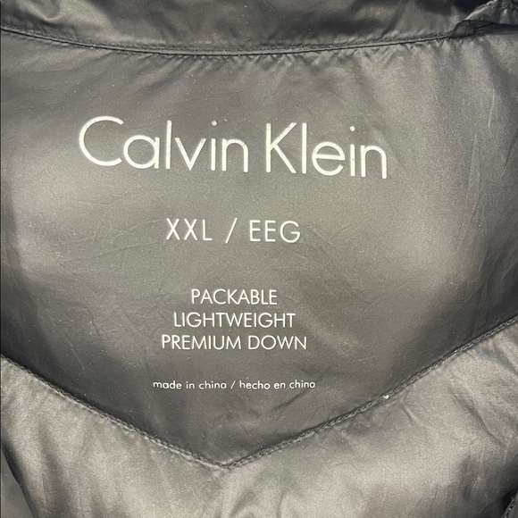 Calvin Klein Women's XXL Premium Duck Down Blend Black Puffer Jacket - Picture 6 of 14